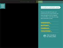 Tablet Screenshot of churchsupporthub.org